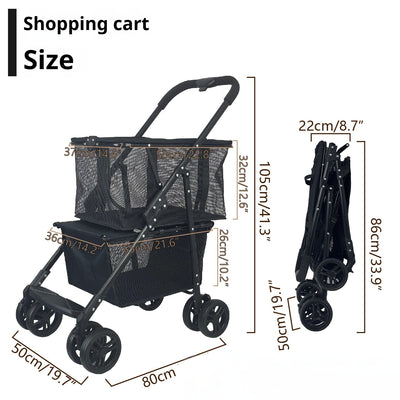 Carrito de Compras Plegable para Exterior - Diseño Viral - Image 8