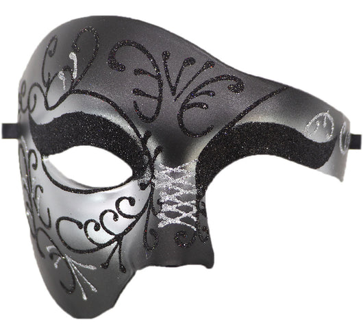 Antifaz Elegante Vintage de Medio Rostro con Un Solo Ojo - Image 15