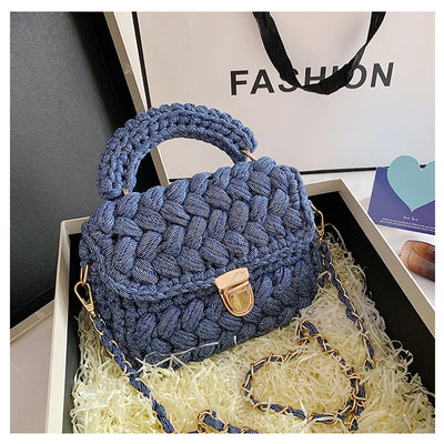 Bolsa Mensajera Tejida a Mano - Diseño Artesanal Crochet - Image 17