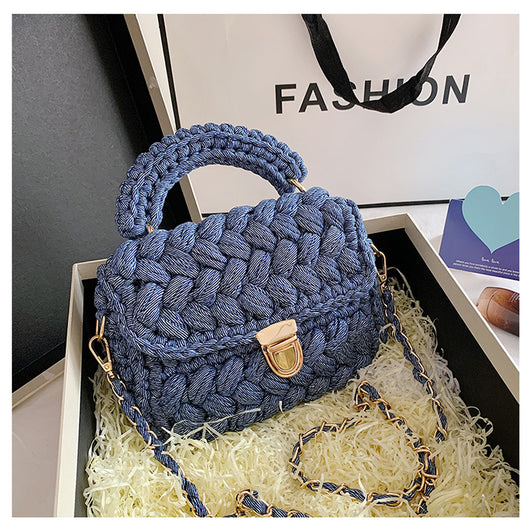 Bolsa Mensajera Tejida a Mano - Diseño Artesanal Crochet - Image 17