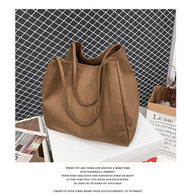 Bolsa de Compras Artística de Lona Grande con Capacidad Amplia - Image 28