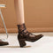 Zapatos Mary Jane para Mujer con Tacón Grueso Alto y Hebilla