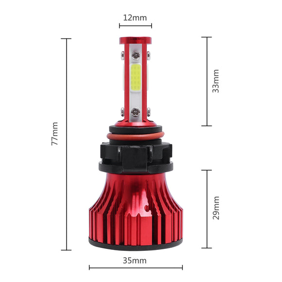 Faros LED X15 9005 Iluminación 360° - Luz Alta y Baja H1 H3 H4 H7