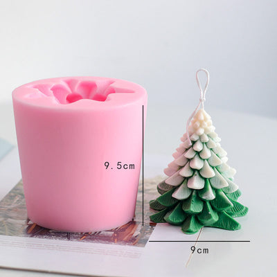 Molde de Silicona para Velas Navideñas - Árbol de Navidad - Image 2