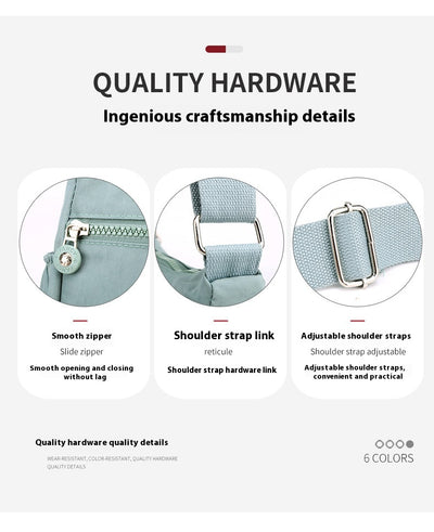 Bolsa Mensajera Unisex Nylon Ligera - Diseño Minimalista y Funcional - Image 20