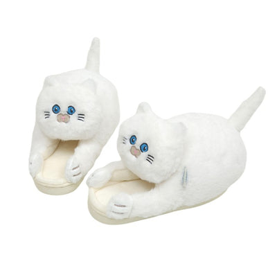 Pantuflas Gato Cálidas con Diseño Realista y Suela Antideslizante - Image 3