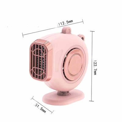 Desempañador y Calefactor Dual para Auto - Ventilador Silencioso Elimina Vaho - Image 3