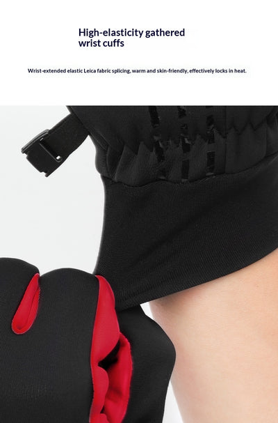 Guantes de Ciclismo con Forro Polar, Cálidos y Compatibles con Pantalla Táctil - Image 12