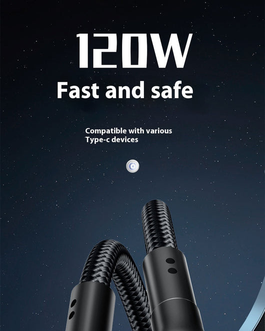 Cable USB Type-C Doble 120W de Carga Rápida 6A - Image 15