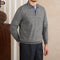 Polo Slim Fit de Lana Tejida con Solapa