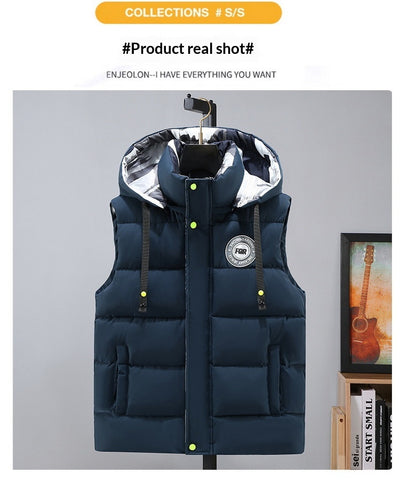 Chaleco Acolchado Grueso para Hombre - Abrigador y Versátil - Image 12