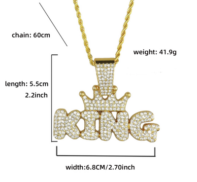Collar de Moda para Hombre con Dije de Diamante en Aleación - Image 8
