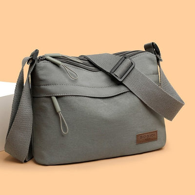 Bolso Mensajero Impermeable Multifuncional de Nylon para Mujer