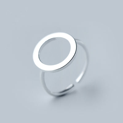 Anillo de Plata 925 con Diseño Geométrico Circular - Image 10