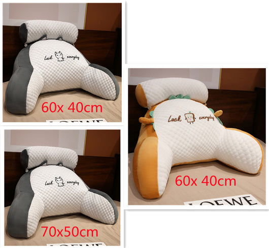 Cojín de Apoyo Lumbar Triangular - Almohada de Lectura y Respaldo para Sofá, Cama y Oficina - Image 37
