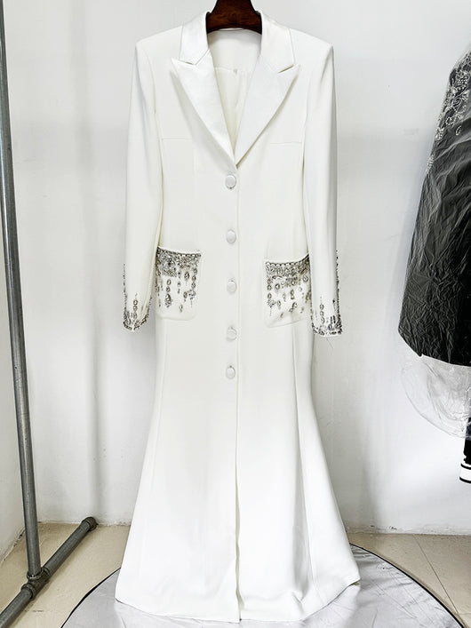 Vestido Fishtail con Cuello Tailored Star Fashion - Image 9