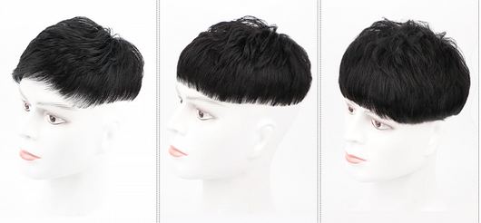 Peluca Coreana Voluminosa de Cabello Natural - Estilo Moderno y Fluido - Image 4
