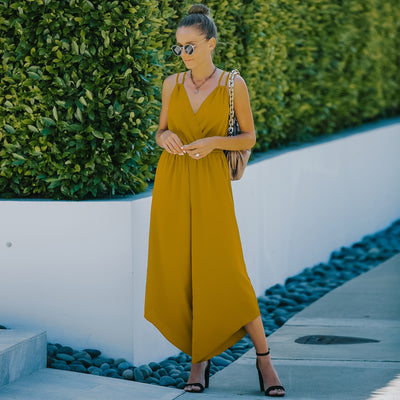 Jumpsuit Deportivo de Color Liso Estilo Europeo y Americano - Image 13