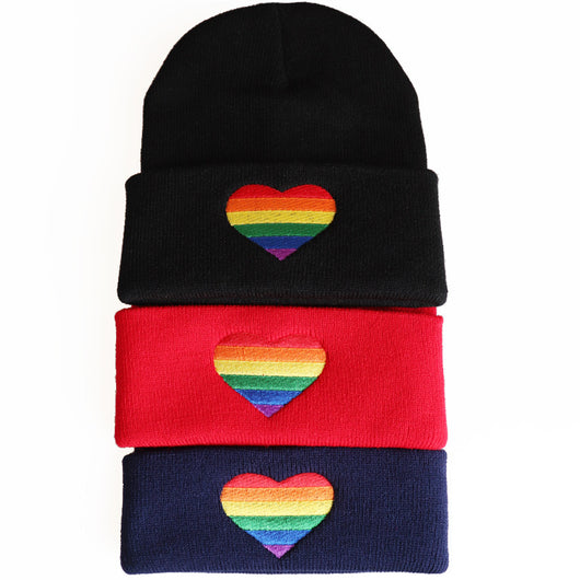 Gorro Tejido con Bordado Love Colorido para Hombres y Mujeres LGBTQ+ - Image 9