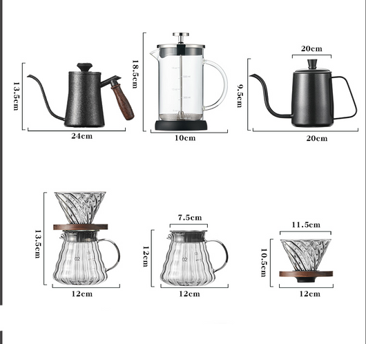 Set Completo de Cafetera Manual con Molinillo y Filtro Prensa - Image 31
