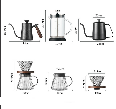 Set Completo de Cafetera Manual con Molinillo y Filtro Prensa - Image 31