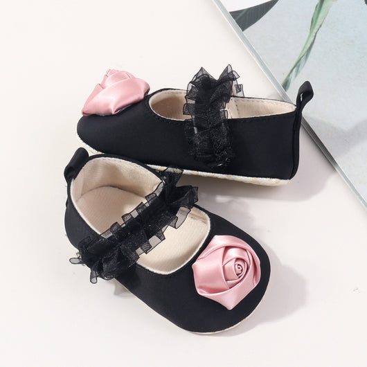 Zapatos Occidentales para Niña con Suela Suave y Detalles de Seda Imitada - Image 18