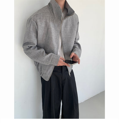 Chaqueta Minimalista para Pareja - Diseño Urbano Otoño - Image 8