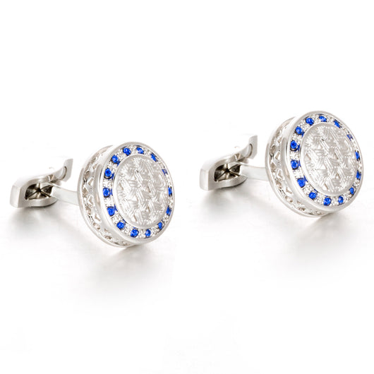 Gemelos de Puño Redondos para Hombre - Elegancia Empresarial - Image 8