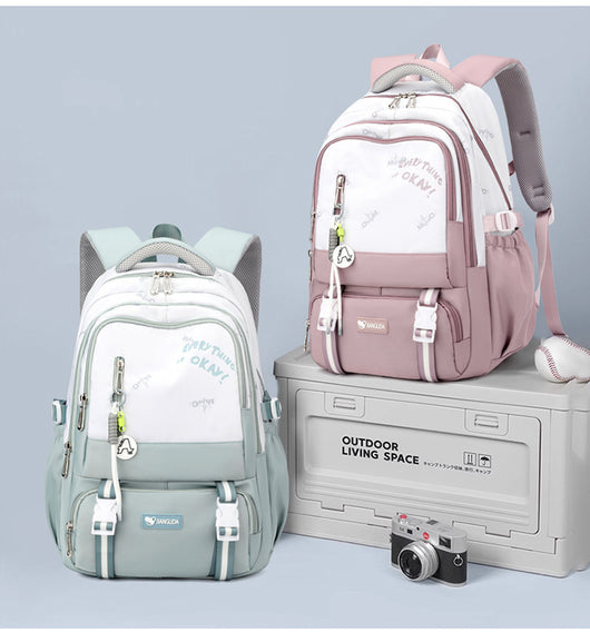 Mochila Escolar de Gran Capacidad Ligera y Moderna - Image 10