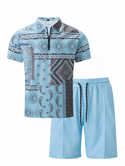 Conjunto Deportivo Hombre Pantalones Cortos y Camiseta Manga Corta - Image 38