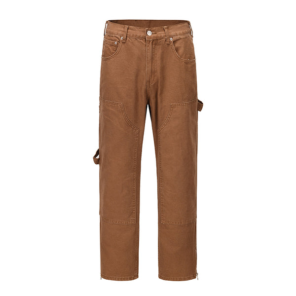 Pantalones Casuales de Madera para Hombre - Estilo Moderno y Versátil
