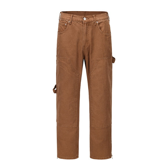 Pantalones Casuales de Madera para Hombre - Estilo Moderno y Versátil