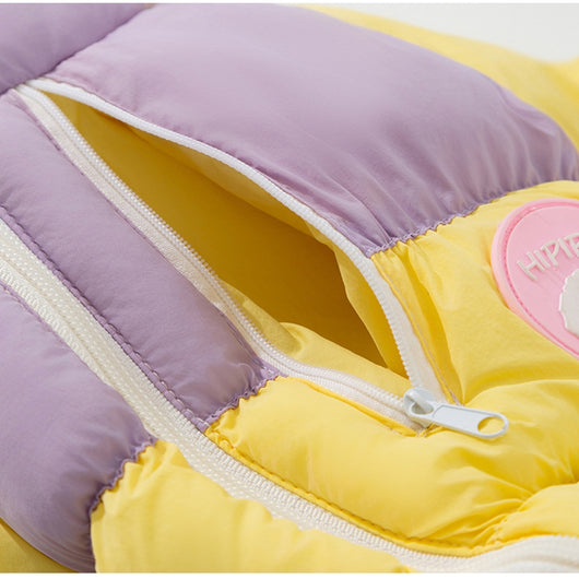 Abrigo Acolchado Premium para Mascotas - Chaqueta Térmica Diseño Osito con Cierre - Image 4