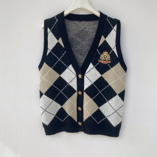 Cardigan Holgado Estilo Universitario para Mujer - Image 58