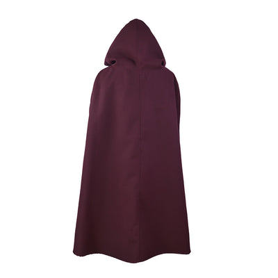 Capa Capucha Color Sólido Larga para Mujer - Image 7