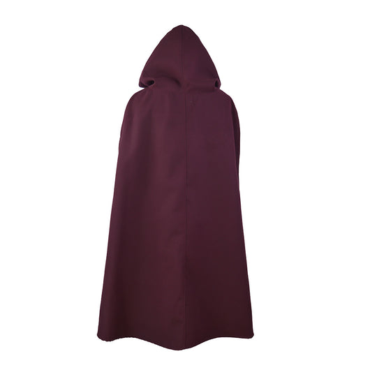 Capa Capucha Color Sólido Larga para Mujer - Image 7