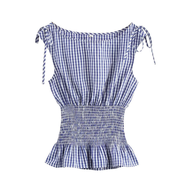Blusa Ajustada de Cintura Controlada Estilo Europeo - Image 5