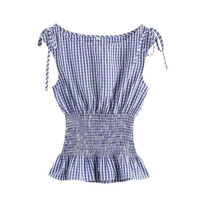 Blusa Ajustada de Cintura Controlada Estilo Europeo - Image 5