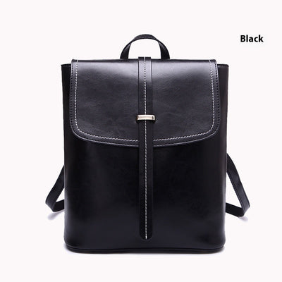Mochila de Cuero Encerado Convertible - Bolso de Hombro 2 en 1 - Image 11