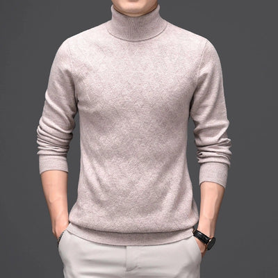 Suéter de Lana Gruesa para Hombre - Abrigo Perfecto para Otoño e Invierno - Image 4