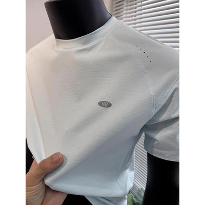 Playera Deportiva Manga Corta Perforada Secado Rápido para Hombre - Image 6