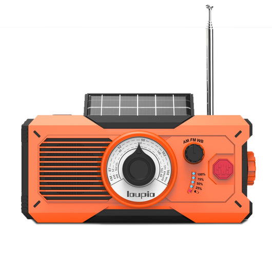 Radio de Emergencia Multifuncional con Linterna y Luz de Lectura - Image 4