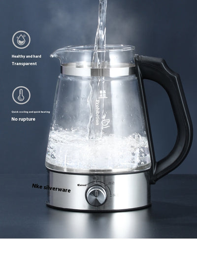 Hervidor Eléctrico de Vapor 110V con Tetera de Cristal y Spray Negro - Image 21