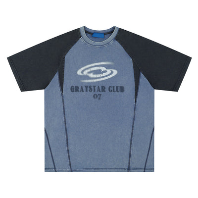 Camiseta Raglan Hip Hop con Estampado de Letras para Hombre - Image 6
