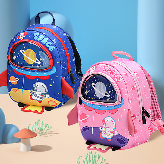 Mochila Infantil Anti-Pérdida de Astronauta para Jardín de Infantes
