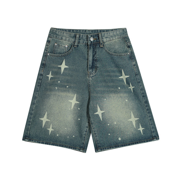 Pantalones Cortos Estampado Asterism para Hombre