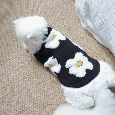 Suéter Térmico para Mascotas con Flores - Abrigo Cálido para Otoño e Invierno - Image 5