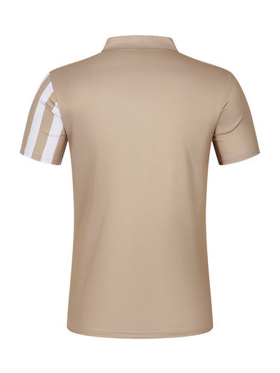 Polo Ejecutivo con Estampado a Rayas para Hombre - Image 9