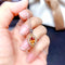 Citrine Set Ring Pendant Earrings
