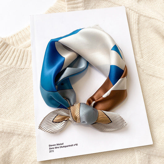 Pañuelo de Seda para Mujer - Accesorio de Moda Versátil - Image 37
